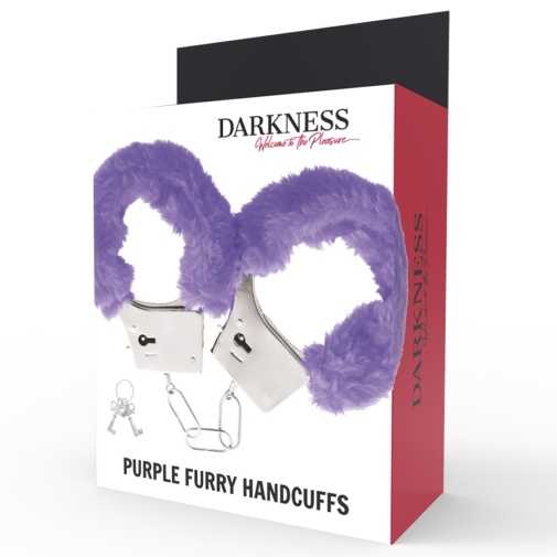 Darkness - Furry Handcuffs - Purple photo