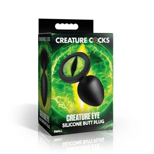 Creature Cocks - Green Eye Plug S - Black 照片