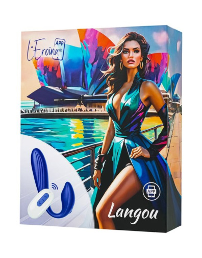 Leroina - Langou APP Couple Vibrator - Blue 照片
