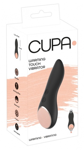 Cupa - Warming Touch Vibrator - Black photo