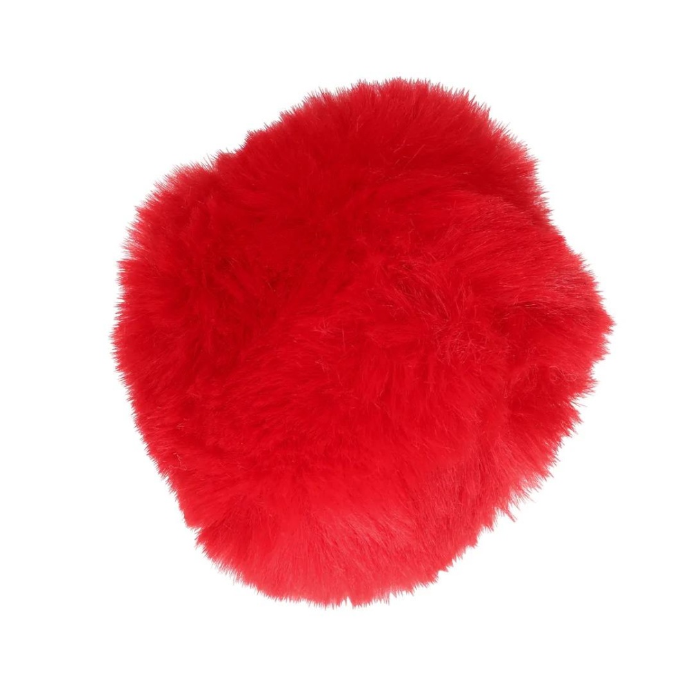 Hopping into a world of fluffy wonder, the Fox Tail Metal Bu... Ouch - Bunny Tail Plug - Red photo-6