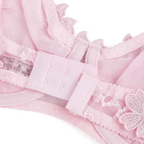 Ohyeah - Floral Bra Set - Pink - M 照片