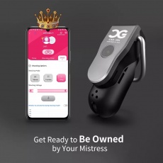 QIUI - APP Controlled Chastity Device - Black photo