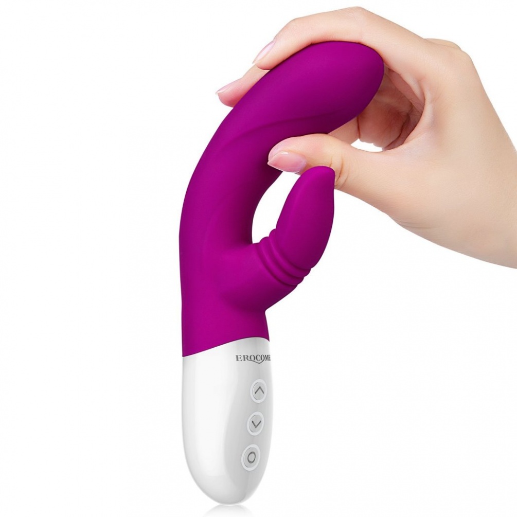 PEGASUS Pegasus licking double shock stick, simulation finge... Erocome - Pegasus - Deep Rose photo-4