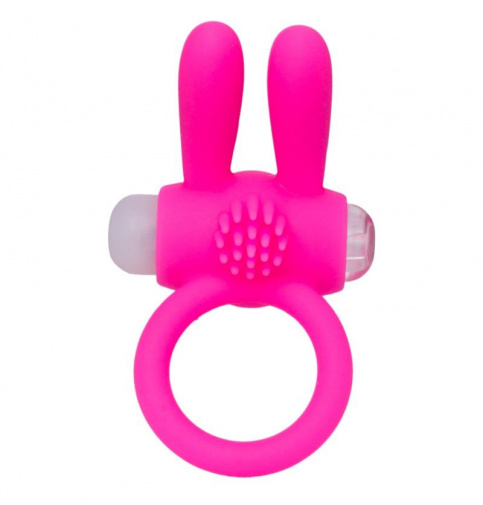 A-Toys - Powerful Cock Vibro Bunny Ring - Pink photo