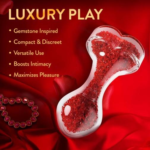 Oh My Gem - Lustre Butt Plug - Red 照片