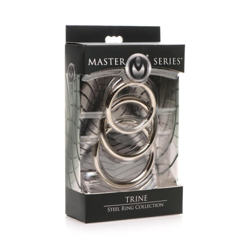 Master Series - Trine Steel Ring Set photo