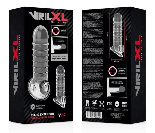 VirilXL - V15 阴茎延长套 - 透明 照片