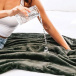 Splash Blanket - Furlush Non Bonded - Army - M photo-2