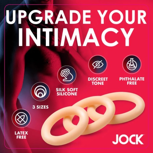 Jock - Cock Ring Set - Light photo