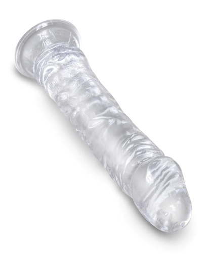 King Cock - 8" Realistic Cock - Clear photo