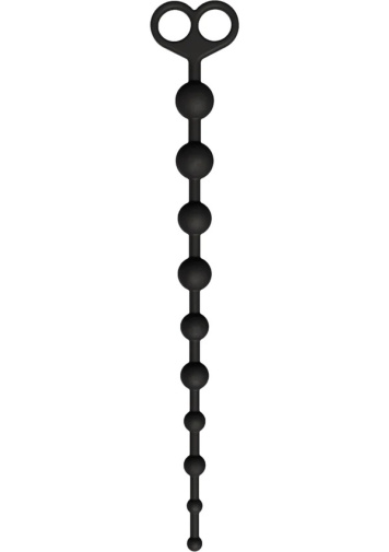 ToyJoy - Flexible Anal Beads - Black photo