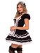 Leg Avenue - Maid to Flirt Costume - Black - S 照片-4