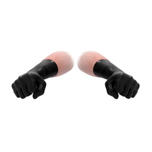 Fist It - Latex Gloves - Black 照片