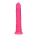 RealRock - 7" Glow Slim Realistic Dildo - Pink photo-3