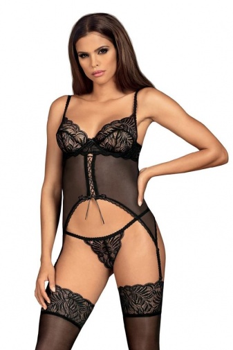 Obsessive - Contica Corset - Black - S/M photo