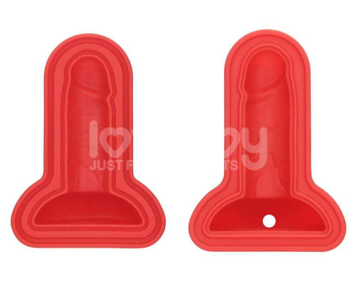 Lovetoy - Mini Penis Chocolate Ice Tray - Red 照片