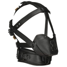 Master Series - Lockable Head Harness - Black 照片