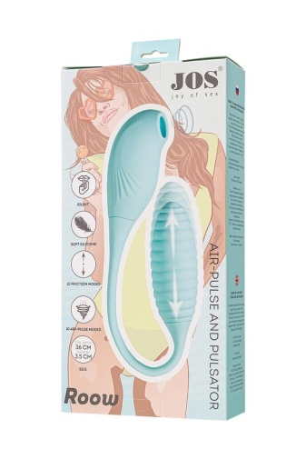 JOS - Roow Air-Pulse Vibro Egg - Blue photo