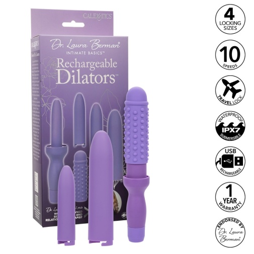 CEN - Dr. Laura Berman Vibro Dilator Set - Purple photo