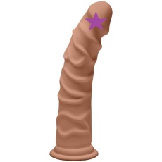 Doc Johnson - 8" Ragin D Realistic Dildo - Caramel photo