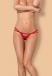 Obsessive - 838-THO-3 Thong - Red - S/M photo-5