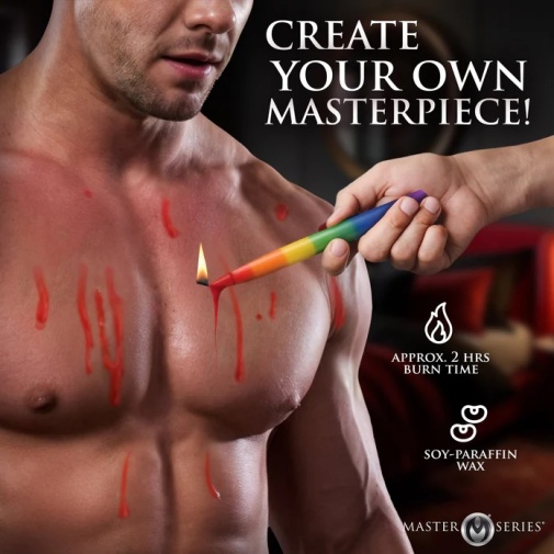 Master Series - Pride Candles Set 3 pcs - Rainbow 照片