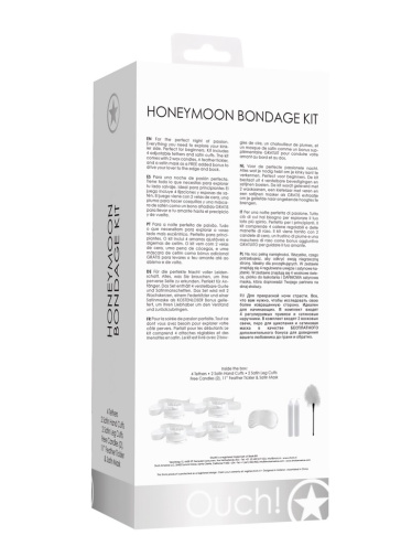 Ouch - Honeymoon Bondage Kit - White photo