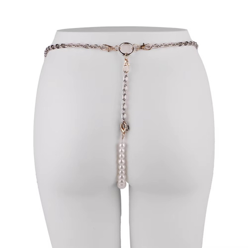 FAAK - Desire Wing Chain Chastity Panties 照片