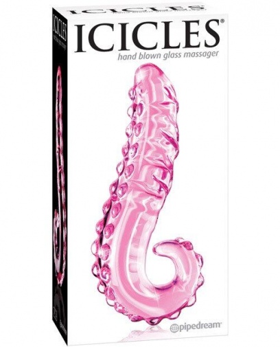 Icicles - 玻璃后庭按摩器 24号 - 粉红色 照片