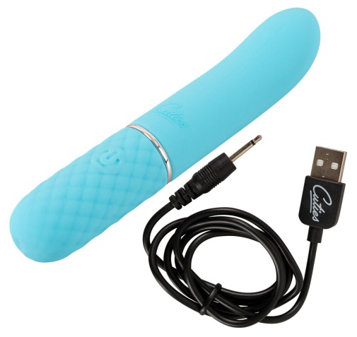 Cuties - Mini Curved Vibrator - Blue photo