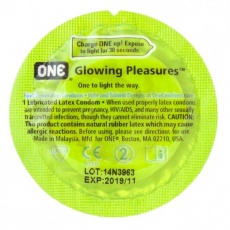 One Condoms - Glowing Pleasures 3's Pack photo