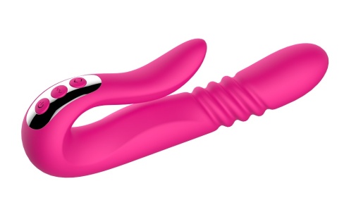 Secwell - Deluxe Thrusting Dual Vibrator - Purple photo