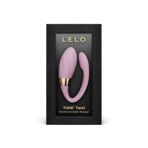 Lelo - Tiani Twist 可APP控双动式情侣按摩器 - 柔粉色 照片