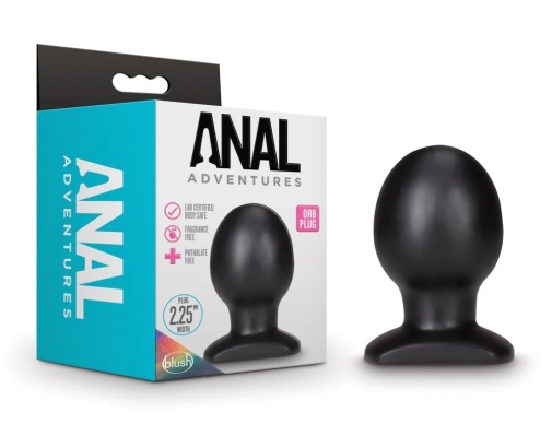 Anal Adventures - Orb Plug - Black photo