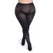 Fifty Shades of Grey - Captivate Spanking Crotchless Tights - Black - Plus Size photo-2