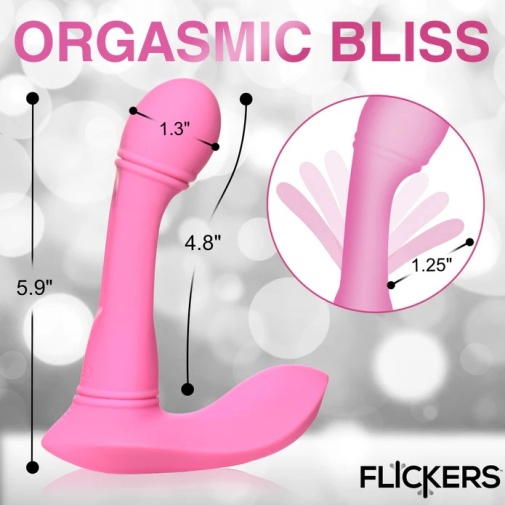 Inmi - G-Flick G-Spot Vibrator - Pink photo