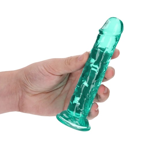 RealRock - 6" Straight Realistic Dildo - Green 照片