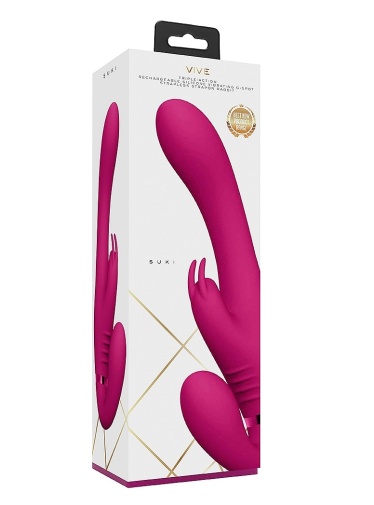 Vive - Suki Strapless Rabbit Strap-On - Pink photo