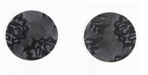 Ohyeah - Lace Nipple Covers - Black photo