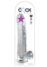 King Cock - 11" Clear Cock w Balls photo