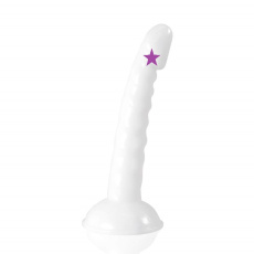 SSI - 超纤细柔软橡胶按摩棒 - 白色 照片