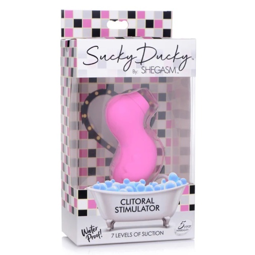 Inmi - Shegasm Sucky Ducky Clit Stimulator - Pink photo