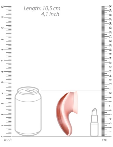 Innovation - Twtich 阴蒂吸啜震动器 - 玫瑰金色 照片