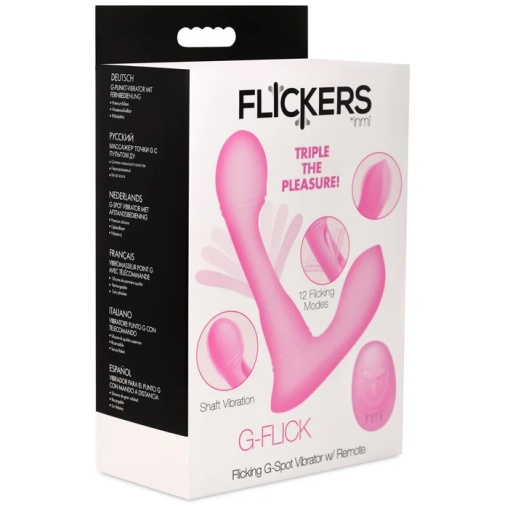 Inmi - G-Flick G-Spot Vibrator - Pink photo