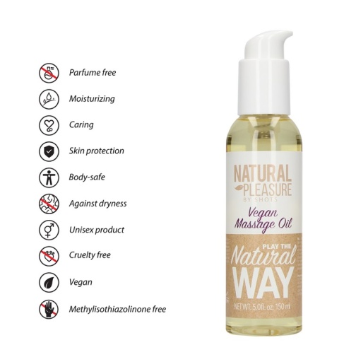 Natural Pleasure - Vegan Massage Oil - 150ml photo