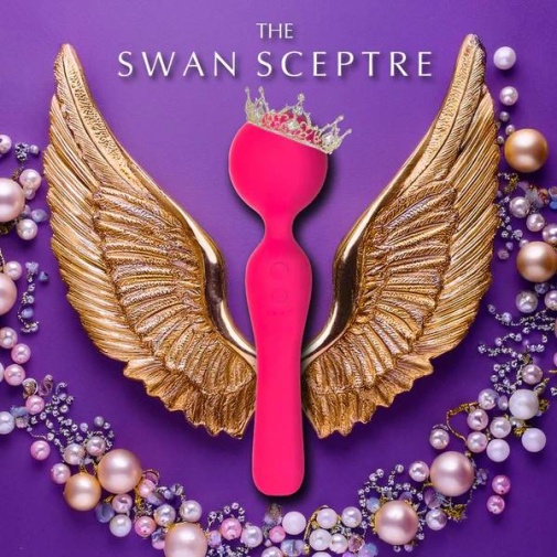 Swan - Sceptre Wand Massager - Pink photo