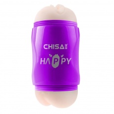 Chisa - Happy Cup 阴道连后庭双穴飞机杯 - 紫色 照片