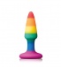 NS Novelties - Pleasure Mini Plug - Rainbow photo