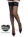 Ohyeah - Lace Rhinestone Stockings - Black - XL 照片